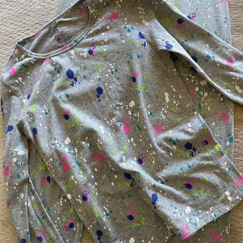 Champion Gray Splatter Kids Pajamas